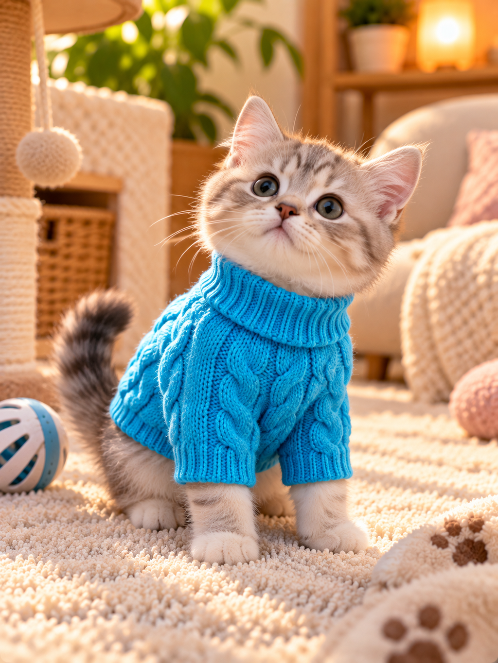 Jersey Nórdico Calentito – Jersey de punto para perros y gatos