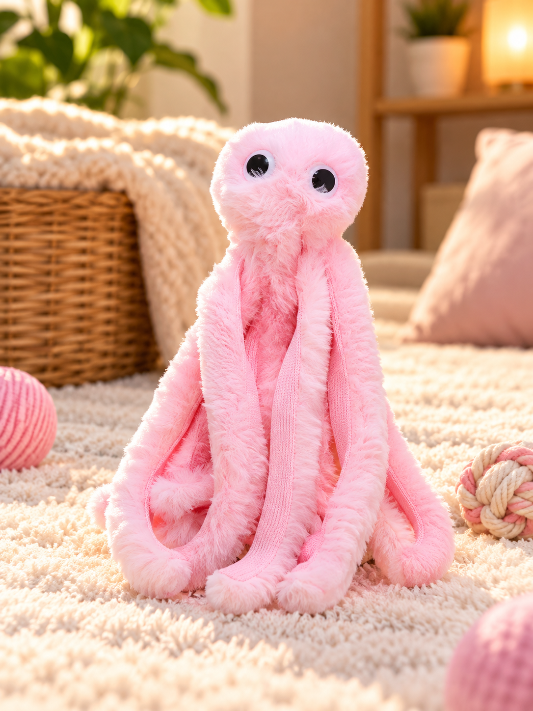 Pulpo Achuchable – Juguete de peluche para perros y gatos