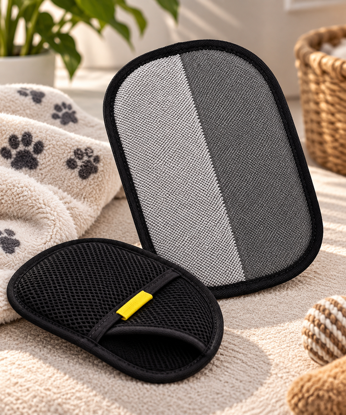 Guante Mágico Quitapelos Doble Cara – Para mascotas, sofás y ropa