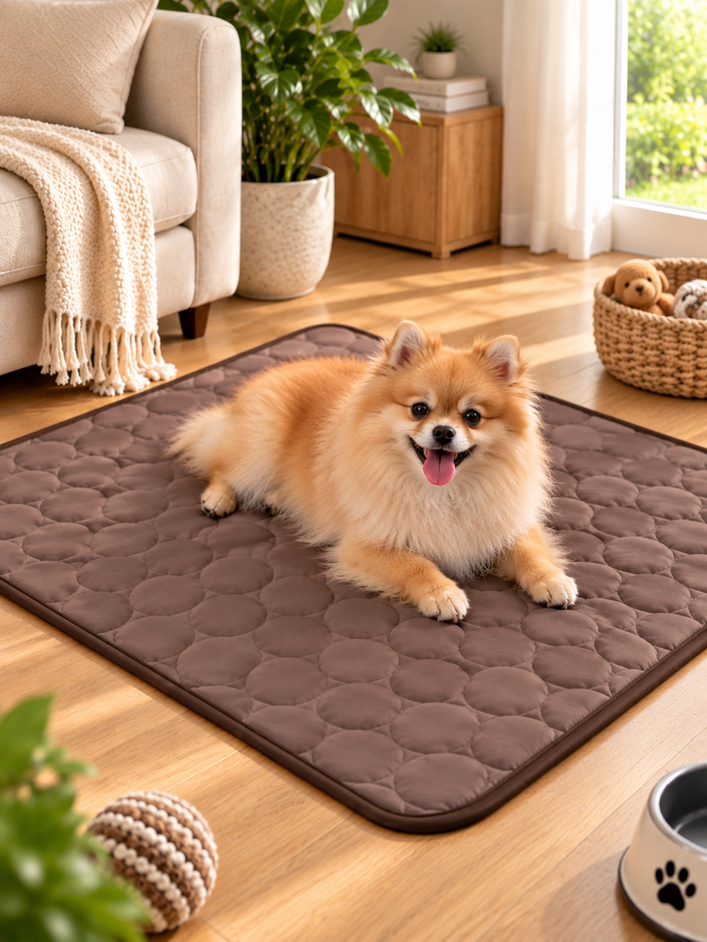 Alfombrilla Refrescante de Seda de Hielo – Frescor de verano para perros y gatos